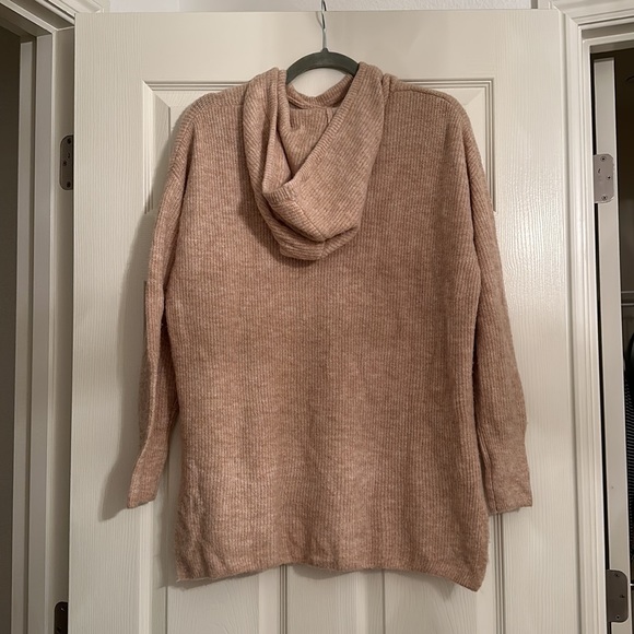 Tan Soft Hooded Sweater - Picture 2 of 6